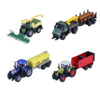 Farmářské vozidlo kovové, 4 druhy
